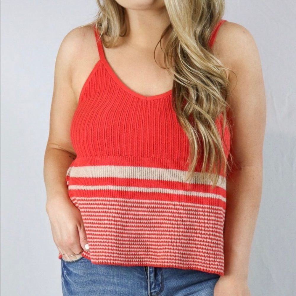 Knit Sweater Tank Top